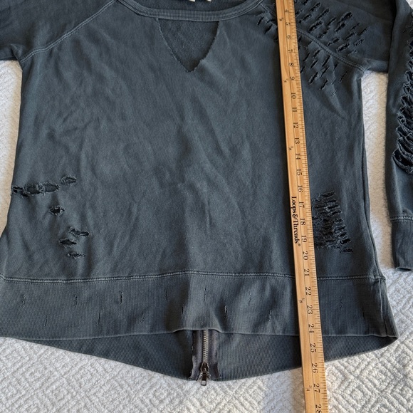 Vintage Havana Distressed
Sweatshirt Gray Sz S - Picture 4 of 5
